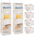 2 Pack 6 Shelves Hanging Closet Organizer by BrilliantJo