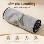 30Pcs Silicone Cable Ties, Reusable Data Cable Organizer - Image 4