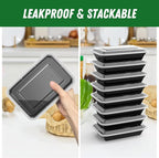50 Pack 28 oz Meal Prep Containers Reusable - Image 4