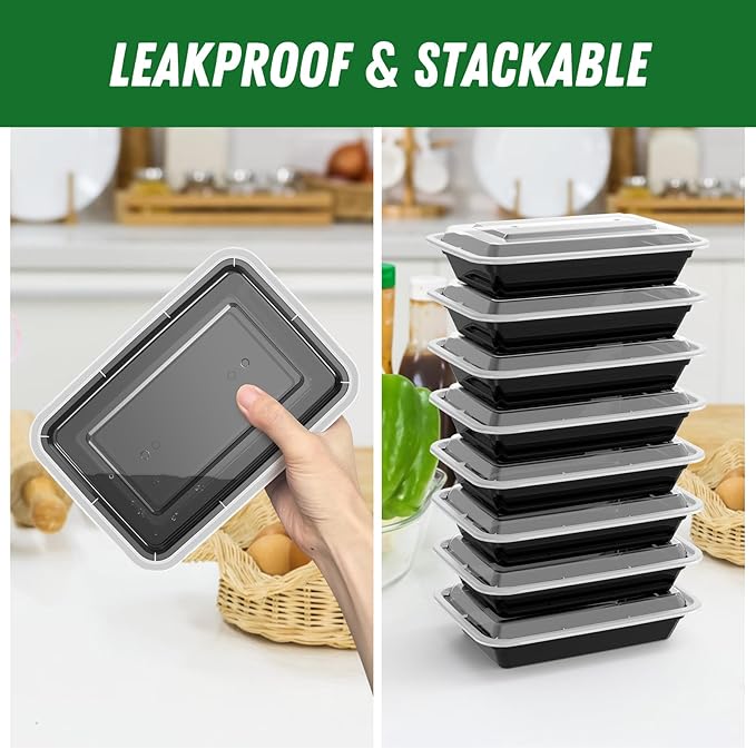 50 Pack 28 oz Meal Prep Containers Reusable - Image 4