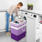 StorageRight Large Collapsible Laundry Basket Hamper - Image 6