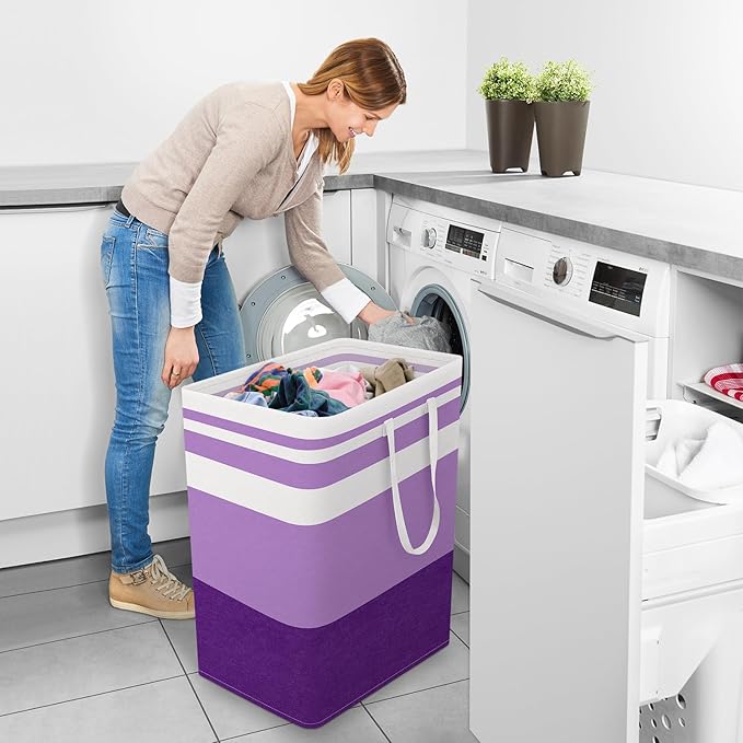 StorageRight Large Collapsible Laundry Basket Hamper - Image 6
