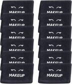 White Classic Bleach Safe Black Makeup Washcloths - Image 2