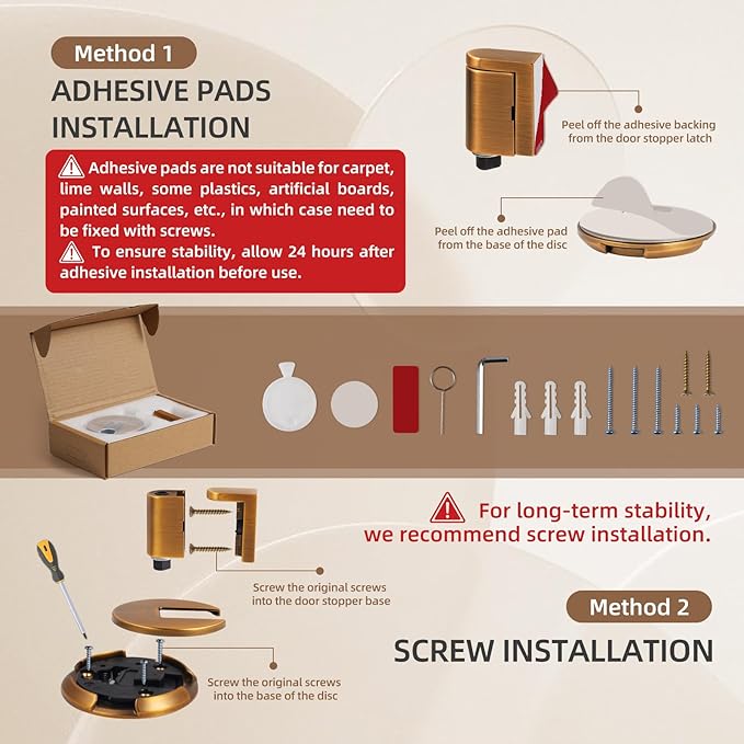 Windproof Door Stopper Indoor Heavy Duty Floor Door Stop Keep Door Open - Image 5