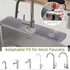 18 Inch Silicone Faucet Mat for Kitchen Sink Splash Guard – 2025 Upgraded - Image 5