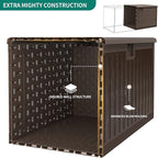 YITAHOME 90 Gallon Large Deck Box with Side Handles, Outdoor Double-Wall Storage for Patio Furniture Cushions, Garden Pool Accessories, Waterproof & Lockable - Image 2