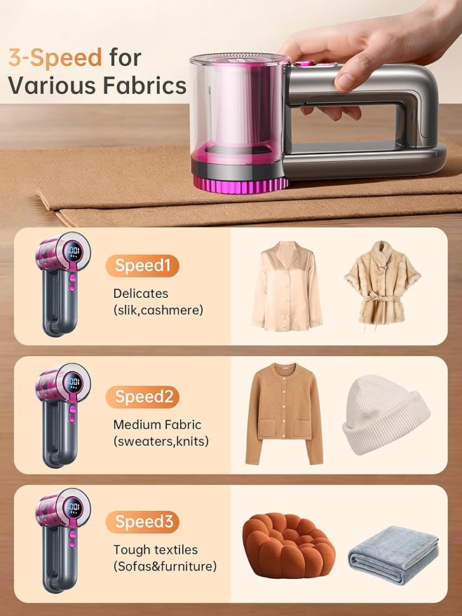 DRFLASH 2-in-1 Fabric Shaver Rechargeable - Image 4