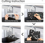 Kitchen Sink Splash Guard 1 PC 30 Inch Sink Faucet Mat Splash Guard - Image 4