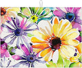 Absorbent Dish Drying Mat For Kitchen Counter, Colorful Flowers Microfiber Dish by indokyeyqaz