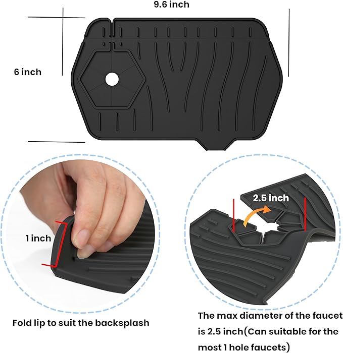 Kitchen Sink Splash Guard, Sink Protectors - Image 6