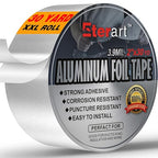 Aluminum Foil Duct Tape Heavy Duty, High Temperature Sealing and Patching by Eterart