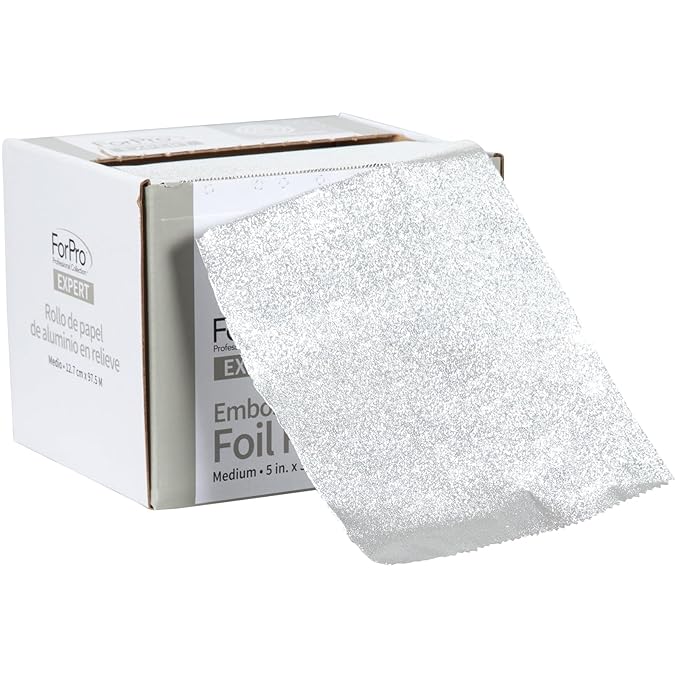 ForPro Professional Collection Expert Embossed Aluminum Foil Roll, 320 Ft Hair - Image 2