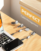 6 Pack Magnetic Cable Clips, Adjustable Cord Holder - Image 3