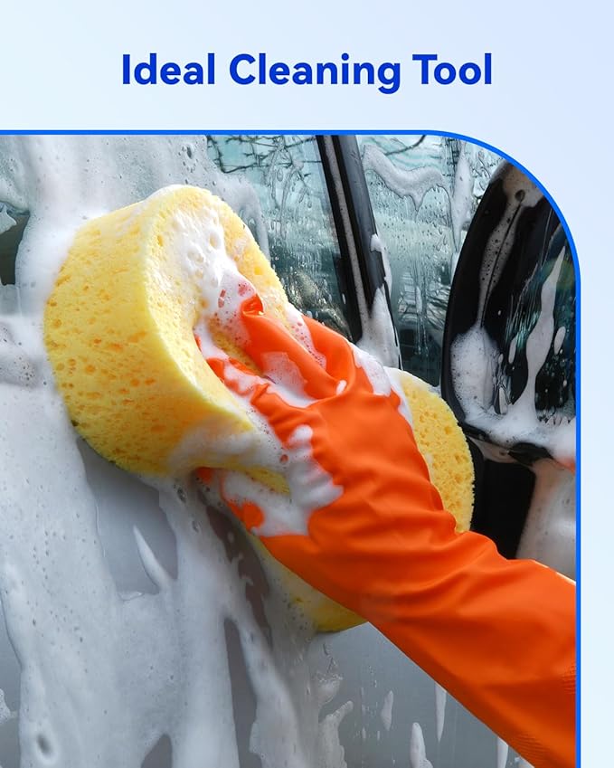 Temede Car Wash Sponge, Car Cleaning Large Sponges, All Purpose Sponges - Image 7