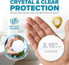 Strongest Home Wall & Door Handle Stopper 3.15" Set of 6 Pieces White Rubber - Image 2