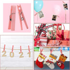 60PCS Baby Shower Clothespin Games Plastic Mini Clothes Pins 1.4 inch - Image 8