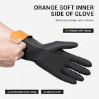 ThxToms 3 Pairs Dishwashing Gloves, Reusable Latex Cleaning Gloves - Image 3