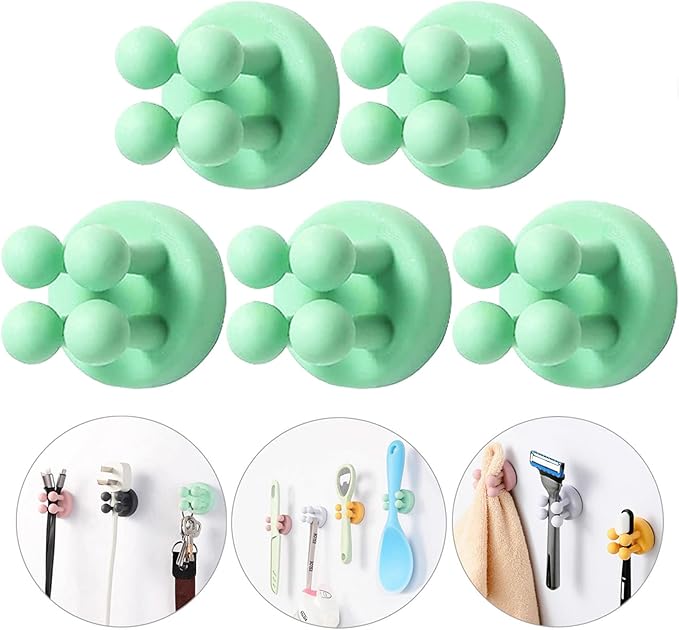 ZEZHOU 5Pcs Silicone Toothbrush Holders by ZEZHOU