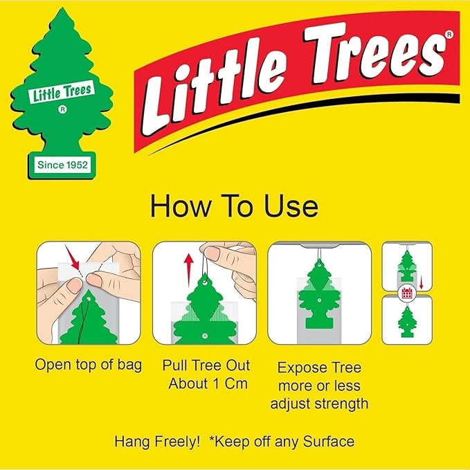 LITTLE TREES Car Air Freshener | Hanging Paper Tree - Image 4