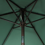 Blissun 7.5 ft Patio Umbrella, Yard Umbrella, Outdoor Market Umbrella with Push Button Tilt Crank, Seaglass - Image 3