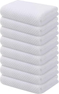 Kitinjoy 100% Cotton Waffle Weave Kitchen Hand Towels by Kitinjoy