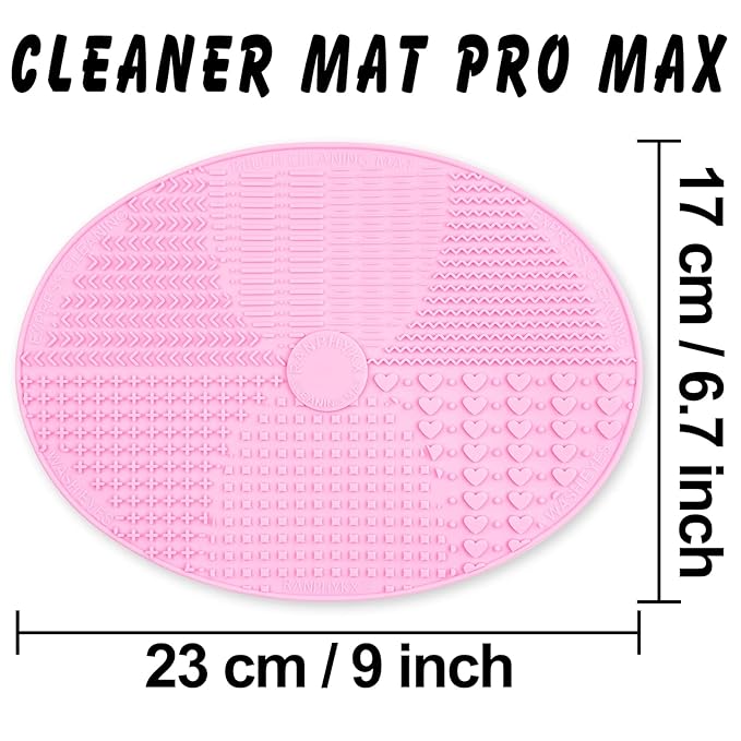 Makeup Brush Cleaner Mat Silicone Brush Cleaning Mat Big Size Make Up Brush - Image 2