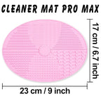 Makeup Brush Cleaner Mat Silicone Brush Cleaning Mat Big Size Make Up Brush - Image 2