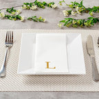 Luxenap 15.8 X 7.9 Inch Linen-Feel Guest Towels, 2000 Lettered Hand Towels - Image 7
