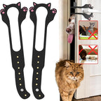 Cat Door Latch Holder, 【8 Adjustable Sizes】 Stronger Flex Cat Door Stopper by ElilierLLC