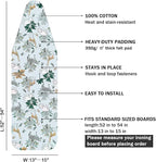 Ironing Board Cover and Pad Standard Size 15 x 54, 3 Pairs of Hook and Loop - Image 2