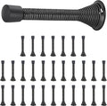 Ravinte Door Stoppers, 30 Pack Black Spring Door Stops by Ravinte