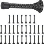 Ravinte Door Stoppers, 30 Pack Black Spring Door Stops by Ravinte