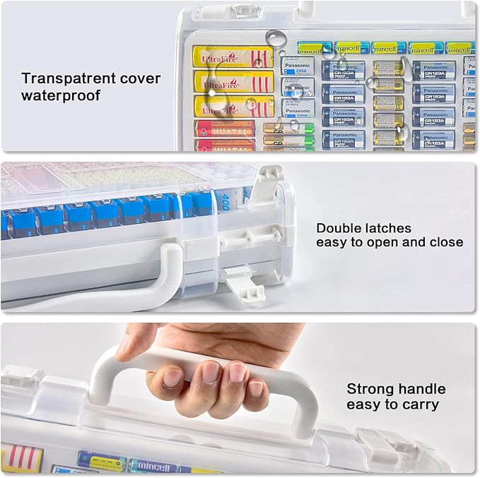 Battery Organizer Storage Case - Image 4