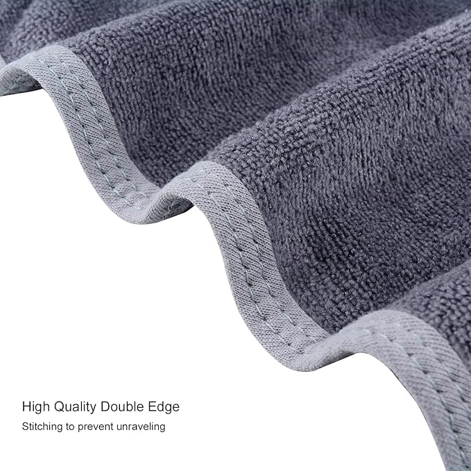 Microfiber Facial Cloths, 8 Pack, Super Absorbent, Quick Drying Fast, - Image 4