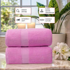 Fluffy Cotton Bath Towels Set650GSM, 2-Piece Set, Thickened and Enlarged - Image 3