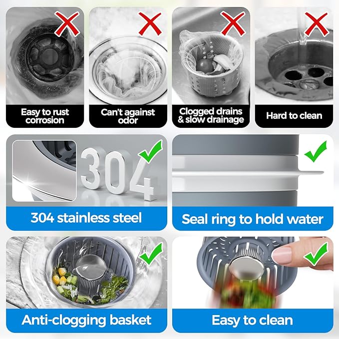 zaa Kitchen Sink Drain Strainer - Image 4