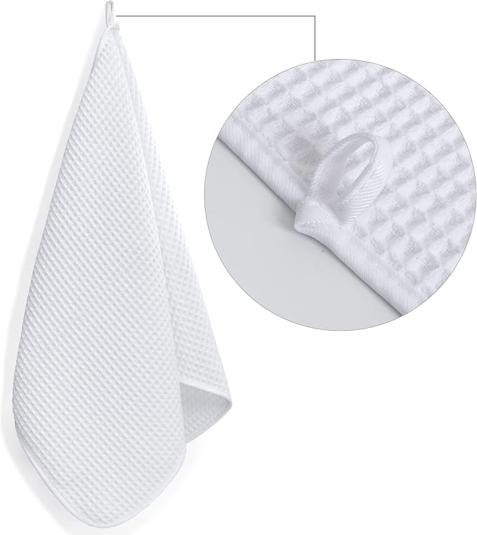 POLYTE 430 GSM Microfiber Lint Free Hand Towel, 16 x 30 in, 4 Pack - Image 3