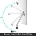 HOME&I Kickdown Door Stopper, 7-Inch Door Holder Kick Door Kickstand Rubber Foot - Image 3