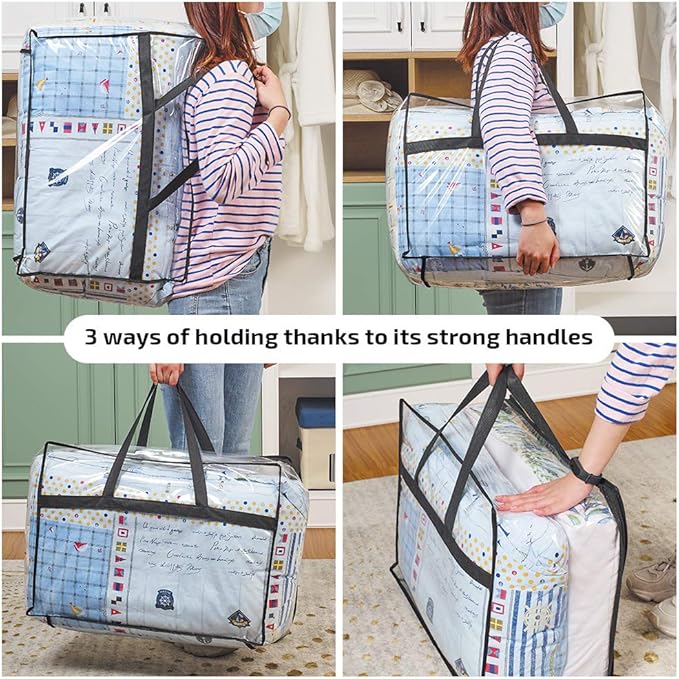 Clear Clothes Storage Bag Organizer - Image 4