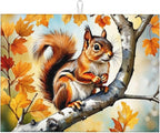 Squirrel on Tree Dish Drying Mats by Unknown
