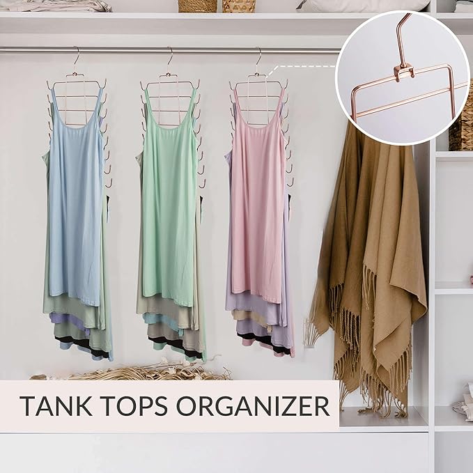 ZEDODIER 3 Pack Tank Top Hanger Space Saving, Bra Hangers - Image 3