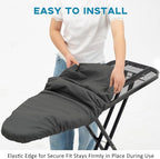 43x13 Small Ironing Board Cover and Pad, Iron Board Replacement Cover, Thick - Image 6