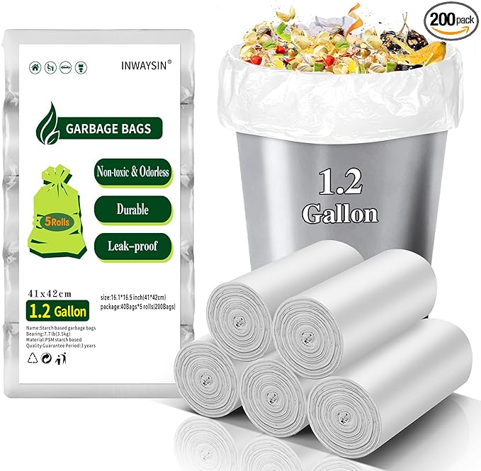 Small Compostable Trash Bags by Inwaysin