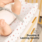 2-Pack Baby Changing Pad Cover for Girl, Boy - Image 7