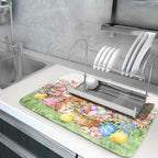Easter Bunny Eggs Dish Drying Mat - Image 5