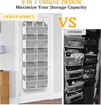 Over The Door Organizer, 5-Tier Extra Large Behind Door Storage - Image 4