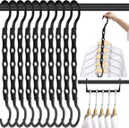 DUCOO 10 PCS Space Saving Hangers, 5-Hole Magic Hangers by Unknown
