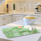 Super Absorbent Dish Drying Mat, Microfiber Fast-Drying Dish Mat, Kitchen Dish - Image 6