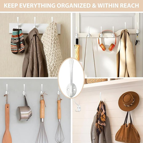14 Pack Coat Hooks Wall Mounted - Image 2