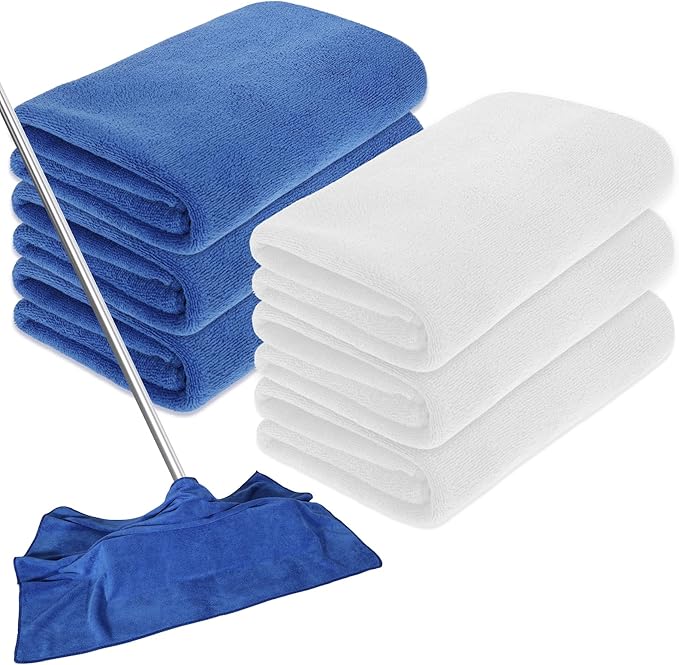 6 Pcs Extra Large Microfiber Cleaning Cloth Reusable Microfiber Towels Thick by Unknown
